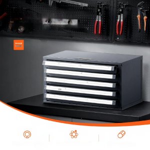 Szafka na Wiertła 5 Szuflad 60 Komór 7