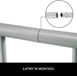 Stojak na rowery 9 szt. stalowy 283 cm mocna podstawa garaż ogród 12