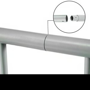 Stojak na rowery 9 szt. stalowy 283 cm mocna podstawa garaż ogród 6