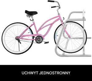 Stojak na rowery 9 szt. stalowy 283 cm mocna podstawa garaż ogród 8