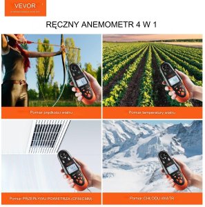 Anemometr miernik wiatru Bluetooth do 125 km 7