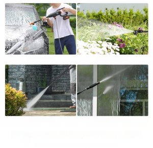 Myjka ciśnieniowa mocna bezprzewodowa akumulatorowa 21V 220W 40BAR 9