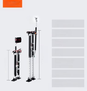 Szczudła murarskie regulowane 61-102cm aluminiowe do malowania tynkowania 2