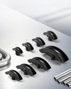 Giętarka hydrauliczna do rur 16T manualna z 8 matrycami warsztatowa 4