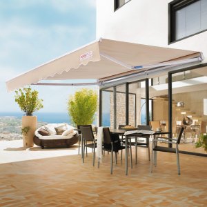 Verk Markiza balkonowa rozporowa ogrodowa tarasowa patio 3 x 2,4 m 7
