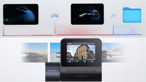 Wideorejestrator 70mai Wideorejestrator  70Mai Dash Cam A410 + Rear Camera RC21 5