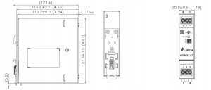 ZASILACZ IMPULSOWY DRF-24V120W1GBA FORCE-GT (1 FAZA) Delta Electronics 4