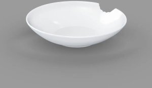 FiftyEight FIFTYEIGHT 2 Małe głębokie talerze z Biss Ø 18cm biały 12