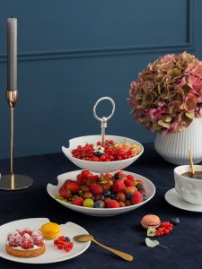 FIFTYEIGHT Food-Tempel 2 Stufig, tiefe Teller mit Biss 2