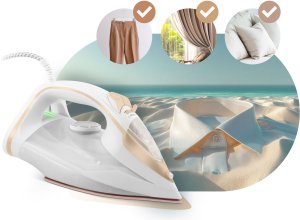 Żelazko Berdsen Żelazko parowe 3000W BD-330 ceramiczna powłoka praca w pionie 12