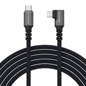 Kabel USB Wozinsky USB-C - USB-C 2 m Czarny (5907769376702) 2