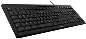 CHERRY STREAM klawiatura Dom/Biuro USB QWERTY Portugalski Czarny, Szary 4