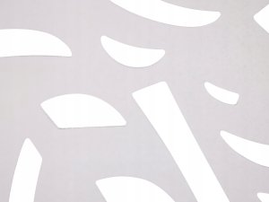 Beliani 3-panelowy składany parawan pokojowy drewniany 170 x 122 cm biały MELAGO 8