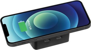 Powerbank Sandberg 421-28 bank mocy 5000 mAh Bezprzewodowe ładowanie Czarny 5