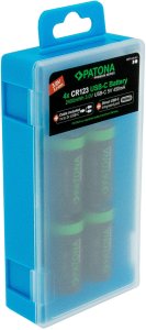 PATONA CR123A Bateria do ponownego naładowania Lit 8