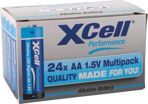 XCell Bateria Performance LR6 Mignon AA 24 sztuk pudełko 2
