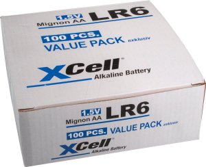 XCell Bateria Performance LR6 Mignon AA 100 sztuk pudełko 2