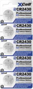 XCell Bateria Bateria guzikowa CR2430 3V 290mAh 5szt. 3