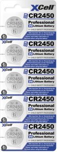 XCell XCell Batterie Knopfzelle CR2450 3V 580mAh 5St. 2