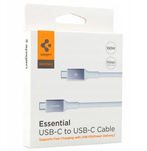 Kabel USB Spigen USB-C - USB-C 1.2 m Biały (ACA08774) 6