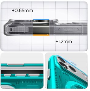Spigen Classic C1 MagSafe, bondi blue - iPhone 17 Pro Max 12