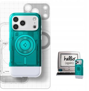 Spigen Classic C1 MagSafe, bondi blue - iPhone 17 Pro Max 7