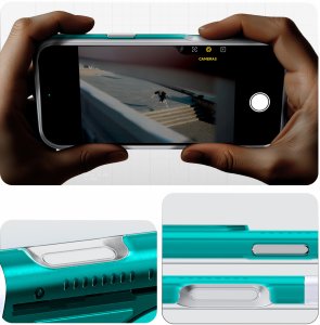Spigen Classic C1 MagSafe, bondi blue - iPhone 17 Pro Max 9
