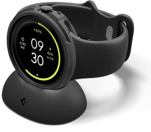 Spigen Liquid Air + Stand, matte black - Google Pixel Watch 4 41mm 12