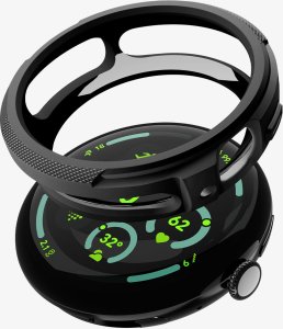 Spigen Liquid Air + Stand, matte black - Google Pixel Watch 4 41mm 2