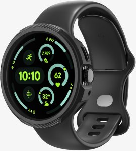 Spigen Liquid Air + Stand, matte black - Google Pixel Watch 4 41mm 4