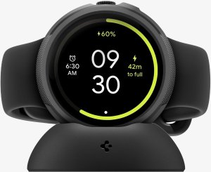 Spigen Liquid Air + Stand, matte black - Google Pixel Watch 4 41mm 9