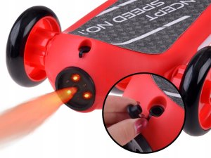 Odrzutowa Hulajnoga elektryczna dla dzieci muzyka DISCO Para wodna SP0840 6