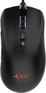 Nowa Mysz Gamingowa Triadyn Play DIA 12800 DPI Dla Graczy Podświetlenie LED HUANO Czarna 4