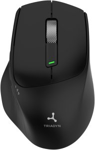Mysz Triadyn Bezprzewodowa Mysz Biurowa GANYMEDE PRO Bluetooth 2.4 GHz 1600 DPI Czarna 4