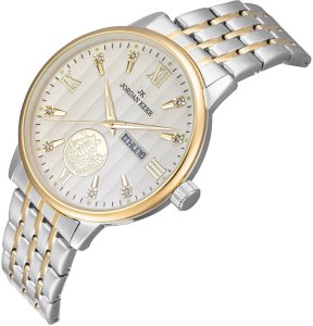 Zegarek damski Jordan Kerr L1070 srebrno-złoty 2