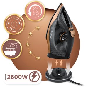 Żelazko bezprzewodowe parowe 2600W Berdsen BD-333 ceramiczna powłoka 7