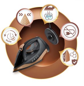 Żelazko bezprzewodowe parowe 2600W Berdsen BD-333 ceramiczna powłoka 8