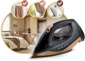 Żelazko bezprzewodowe parowe 2600W Berdsen BD-333 ceramiczna powłoka 9