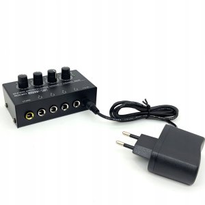 MOZOS HA400 4-KANAŁOWY WZMACNIACZ SŁUCHAWKOWY STEREO 4