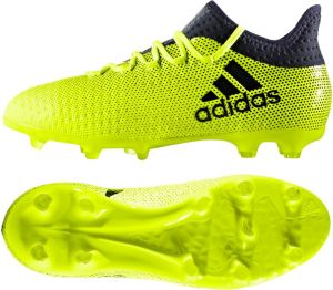 Adidas Buty piłkarskie X 17.1 Junior limonkowo-czarne r. 38 2/3 (S82297) 1