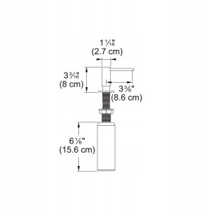 Dozownik do mydła Franke studio 112.0717.103 Dozownik do mydła Antracyt 6