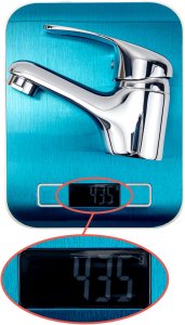 Bateria umywalkowa Avapax Taro stojąca chrom 5