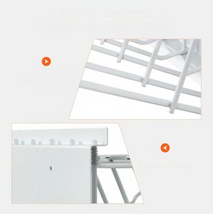 Półka na Dokumenty Ścienna Wieszak A0-A1 12 Uchwytów Obrotowych 2