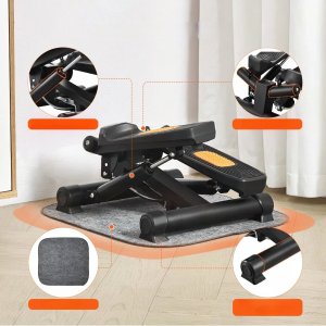 Step Stepper do Ćwiczeń Twist z Gumami Oporowymi Domowy Trening LCD 4