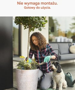 Donice ogrodowe 2szt 53cm wysokie stożkowe do wewnątrz i ogrodu 12