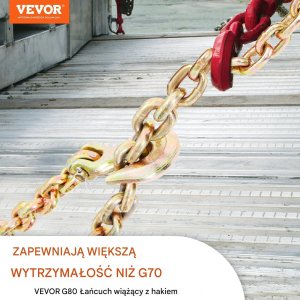 Vevor Łańcuch Transportowy Holowniczy 2-Pak 13