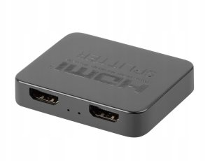 Splitter Video Lanberg HDMI->2X HDMI 4K + port USB-C czarny 2