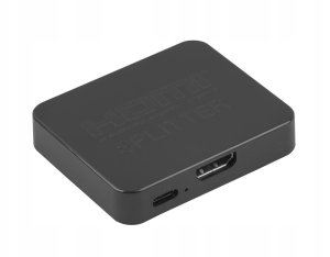 Splitter Video Lanberg HDMI->2X HDMI 4K + port USB-C czarny 3