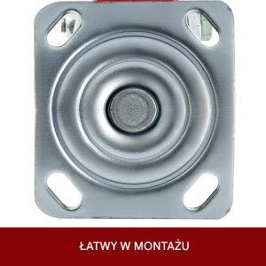Koła do Mebli Rolki 20x25 cm 4 szt. PU z hamulcem 450 kg 12