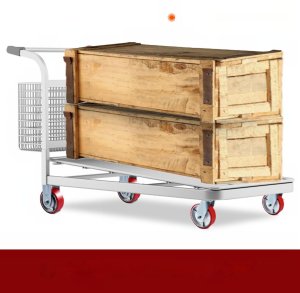 Kółka Transportowe Rolki do Przesuwania Mebli z Hamulcem 15 x 5 cm Zestaw 4 4